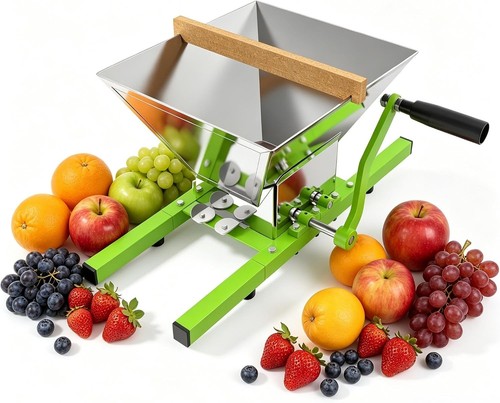 Obstmühle edelstahl manuell - obstmühle,