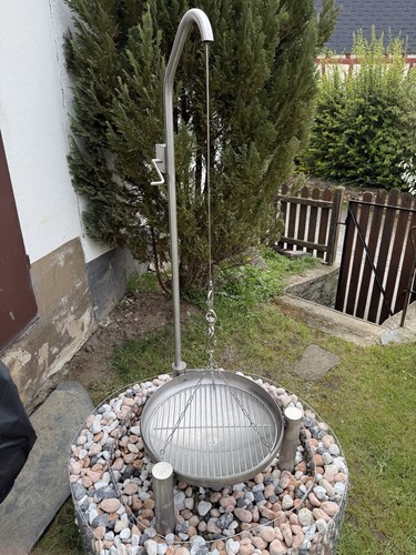 Edelstahl galgengrill 50cm - galgengrill,