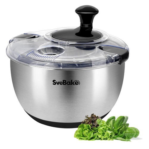 Salatschleuder edelstahl - salatschleuder,