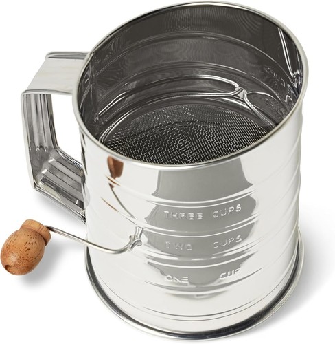 Mehlsieb edelstahl cups - edelstahl, 3